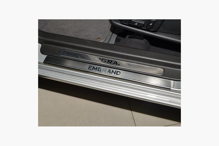 Geely Emgrand X7 2011– Natanika Premium kryty prahov (4 ks, nerez) Image