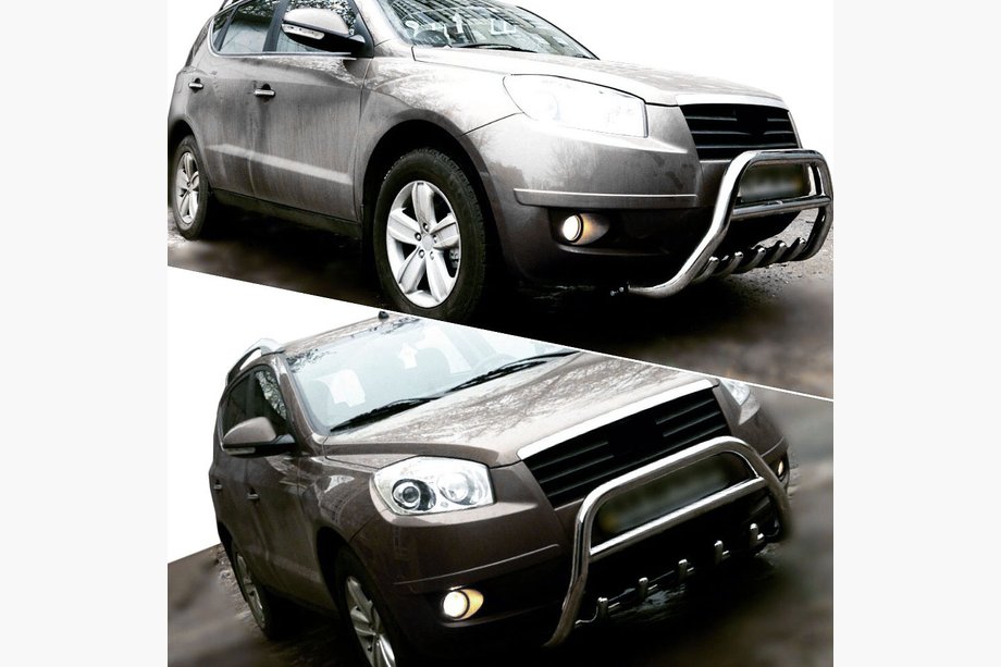 Geely Emgrand X7 2011– Predný ochranný rám WT003 (nerez) Image