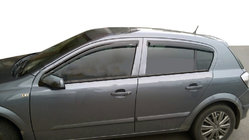 Opel Astra H 2004–2013 Okenné deflektory HB (4 ks, HIC) fotografia 7