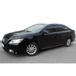 Deflektory okien USA 2015-2017 (4 ks, HIC) Toyota Camry 2011–2017 fotografia 2