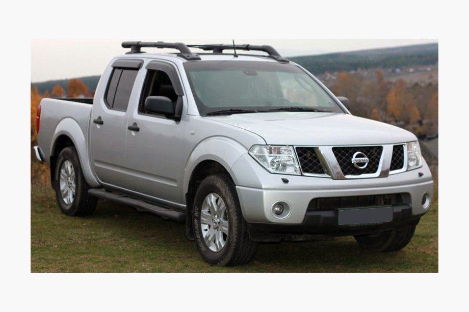Nissan Navara 2006–2015 Okenné veterné deflektory (4 ks, Niken) Image