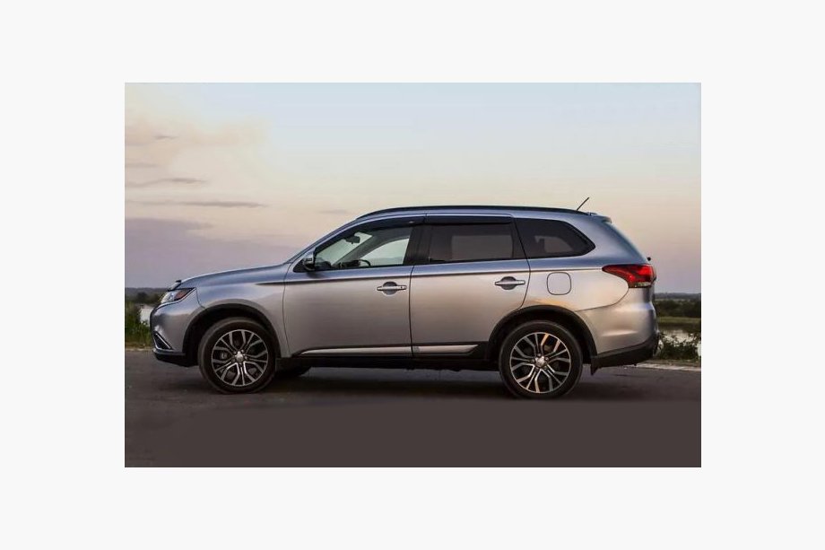 Mitsubishi Outlander 2012–2021 Okenné veterné deflektory (4 ks, Niken) Image