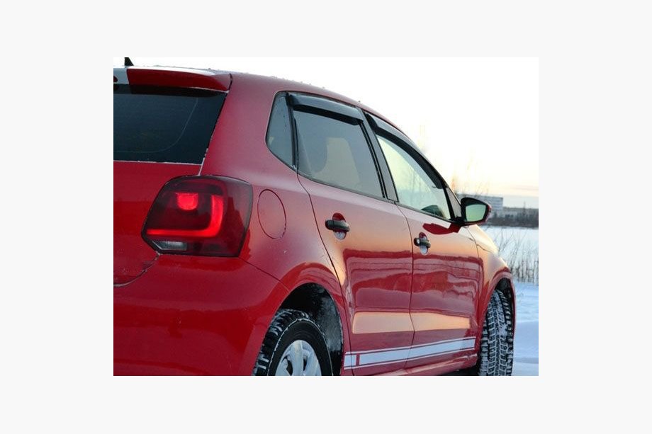 Volkswagen Polo 2010–2017 Deflektory okien HB (4 ks, Niken) Image