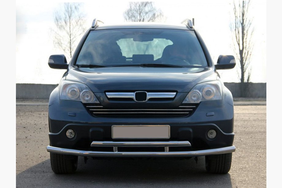 Honda CRV 2007–2011 Predný ochranný rám ST018 (nerez) Image