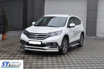 Honda CRV 2012–2016 Predný ochranný rám ST008 (nerez) fotografia 3