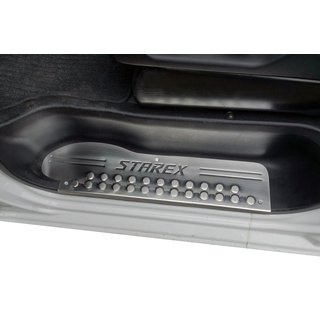 Kryty prahov OmsaLine (3 ks, nerez) Hyundai H200, H1, Starex 1998–2007 fotografia 1