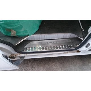 Kryty prahov OmsaLine (3 ks, nerez) Hyundai H200, H1, Starex 1998–2007 fotografia 3