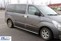 Hyundai H300, H1, Starex 2008–2020 Bočné nerezové rúrky BB001 (2 ks) fotografia 2