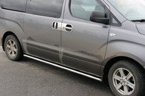 Hyundai H300, H1, Starex 2008–2020 Bočné nerezové rúrky BB001 (2 ks) fotografia 1