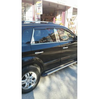 Kryty stĺpikov (nerez) Hyundai Tucson JM 2004– fotografia 2