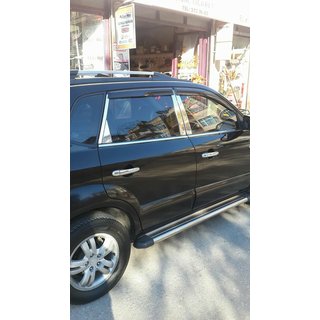 Kryty stĺpikov (nerez) Hyundai Tucson JM 2004– fotografia 3