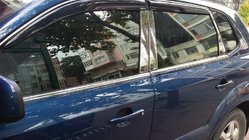 Hyundai Tucson JM 2004– Deflektory okien (4 ks, Perflex Sport) fotografia 10