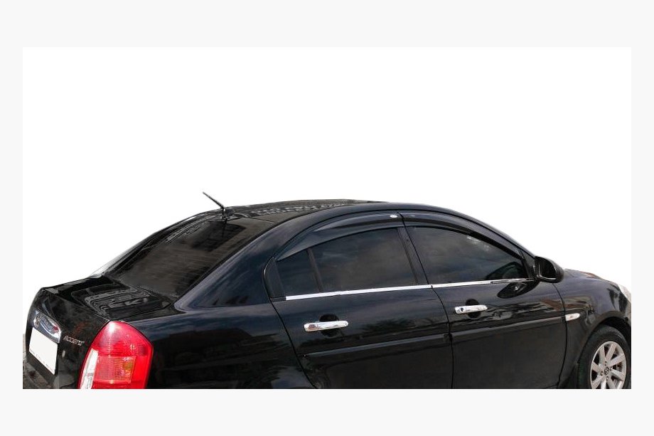 Hyundai Accent 2006–2010 Deflektory okien (4 ks, Perflex Sport) Image