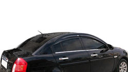 Hyundai Accent 2006–2010 Deflektory okien (4 ks, Perflex Sport) fotografia 1