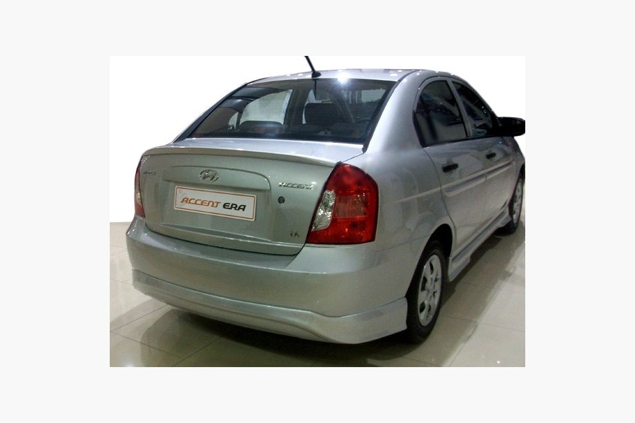 Hyundai Accent 2006–2010 Zadný spodný nástavec (na lakovanie) Image