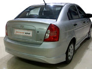 Hyundai Accent 2006–2010 Zadný spodný nástavec (na lakovanie) fotografia 1
