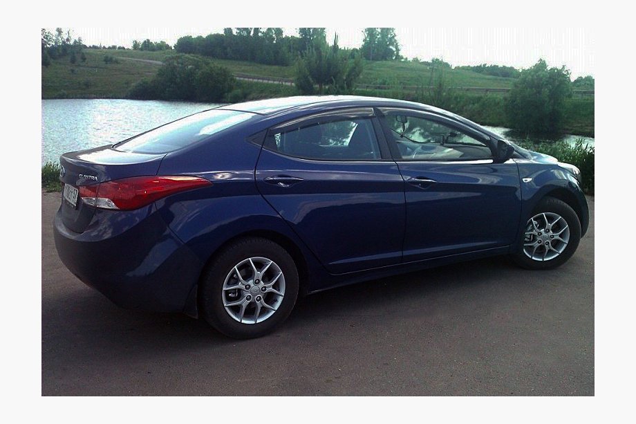 Hyundai Elantra (MD/UD) 2011–2015 Okenné veterné deflektory (4 ks, Cobra) Image