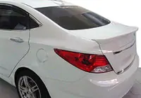 Hyundai Accent 2011–2017 Spojler Meliset (na lakovanie) fotografia 1