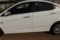 Hyundai Accent 2011–2017 Spodné lišty okien (6 ks, nerez) Carmos - turecká oceľ fotografia 1