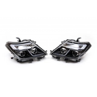 Predné svetlomety 2010-2020 (2 šošovky) Nissan Patrol Y62 2010–2024 fotografia 1