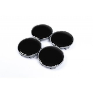Stredové krytky diskov 68/64 mm V1 čierne (4 ks) fotografia 1