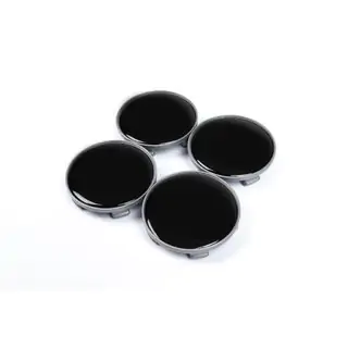 Stredové krytky diskov 68/64 mm V1 čierne (4 ks) fotografia 1