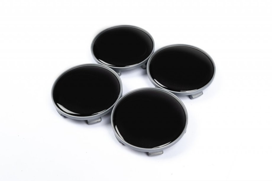 Toyota Stredové krytky diskov 57/55.5 mm V1 čierne (4 ks) Image