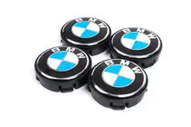 BMW Stredové krytky diskov V1 58/55 mm (4 ks) fotografia 1
