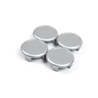 Stredové krytky diskov 57/62 mm V3 sivé (4 ks) fotografia 1