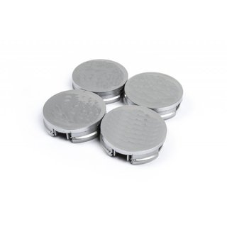 Stredové krytky kolies 52/56 mm V4 sivé (4 ks)