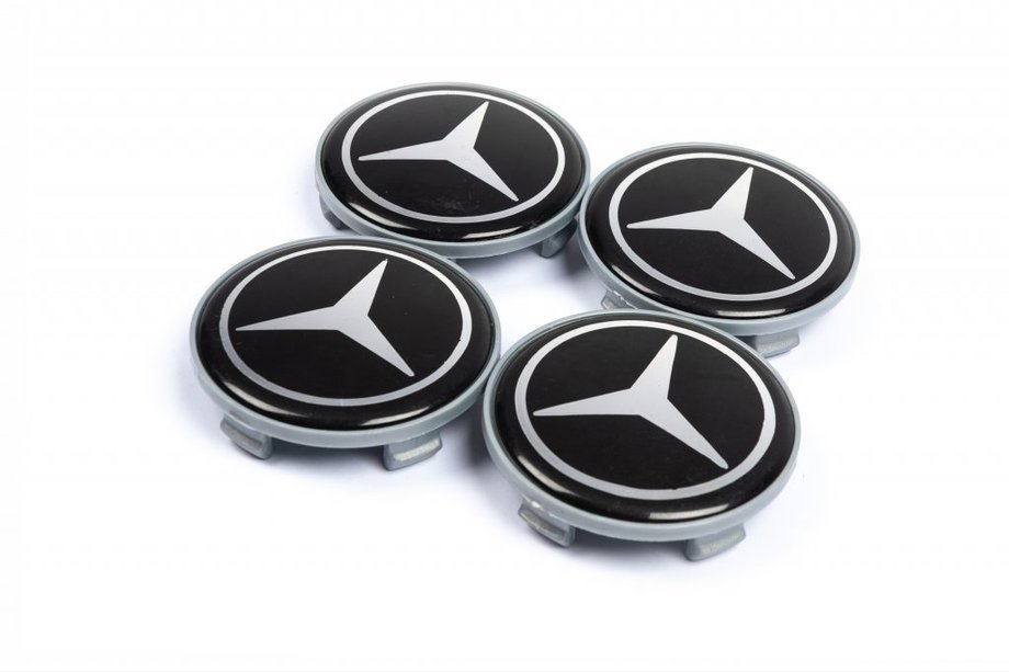 Mercedes-Benz Stredové krytky diskov 57 mm/55,5 mm V1 (4 ks) Image
