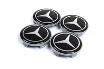 Mercedes-Benz Stredové krytky diskov 57 mm/55,5 mm V1 (4 ks) fotografia 1