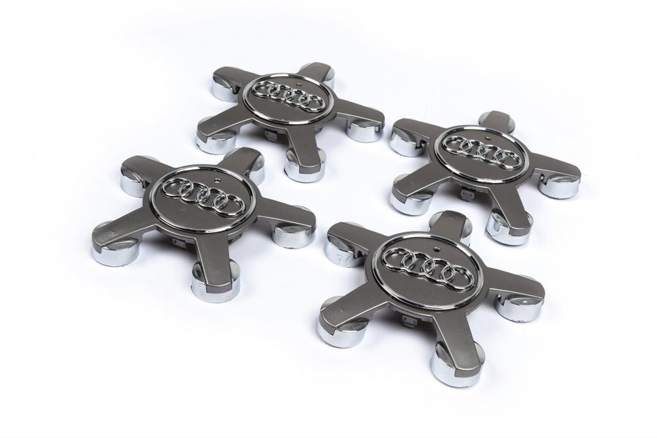 Audi Stredové krytky diskov "Hviezda" (4 ks, ABS) Image