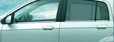 Hyundai Getz 2002– Vonkajšie okenné lišty (6 ks, nerez) Carmos - turecká oceľ fotografia 5