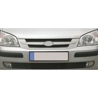 Nerezové lišty na masku chladiča (2 ks) Hyundai Getz 2002– fotografia 3
