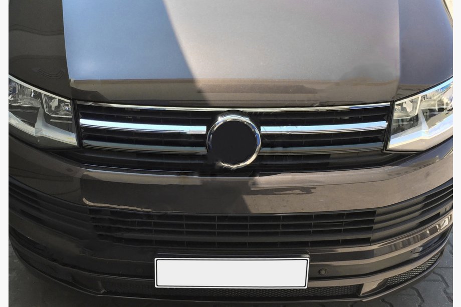 Volkswagen T6 2015–2024 Nerezové lišty na hornú masku 2015-2019 (2 ks) Image