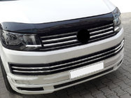 Volkswagen T6 2015–2024 Lišty na mriežku nárazníka 2015-2019 (6 ks, nerez) fotografia 4