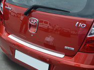 Hyundai I-10 2008–2013 Natanika nerezový kryt zadného nárazníka fotografia 1