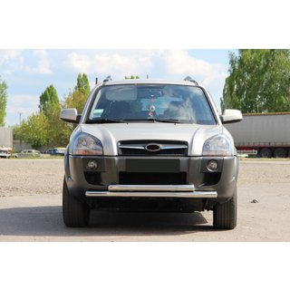 Predný ochranný rám ST014 (nerez) Hyundai Tucson JM 2004– fotografia 2