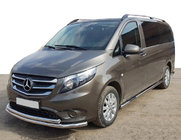 Mercedes Vito/V-trieda W447 2014– Predný ochranný rám ST014 (nerez) 60/60 mm fotografia 1