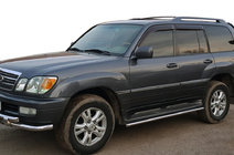 Lexus LX470 1998–2007 Ochrana bočných prahov (2 ks, nerez) fotografia 1