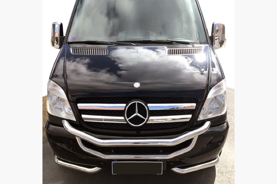 Mercedes Sprinter W906 2006–2018 Predný ochranný rám OM3-2 (2013+, nerez) Image