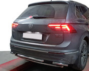 Volkswagen Tiguan 2016–2023 Zadný ochranný rám AK001-2 (nerez) fotografia 5