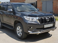 Toyota Land Cruiser Prado 150 2009–2023 Predný ochranný rám ST014 (nerez) 60/60 mm fotografia 1