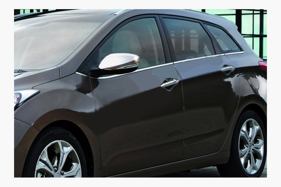 Hyundai Elantra (MD/UD) 2011–2015 Kryty zrkadiel s výrezom pre smerovku (2 ks, nerez) Image