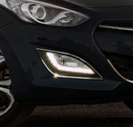 Hyundai I-30 2012–2017 Chrómové nerezové kryty hmloviek (2 ks) fotografia 3