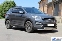 Hyundai Santa Fe 3 2012–2018 Predný ochranný rám ST014 (nerez) fotografia 2