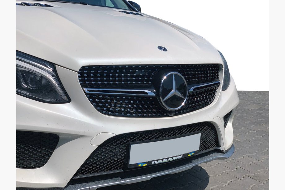 Mercedes GLE kupé C292 2015–2019 Tuningová maska chladiča (Diamond Black) Image