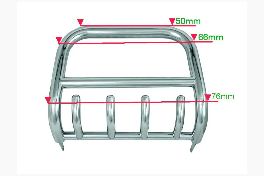 Land Rover Freelander II 2006–2014 Predný ochranný rám QT006 (nerez) Image
