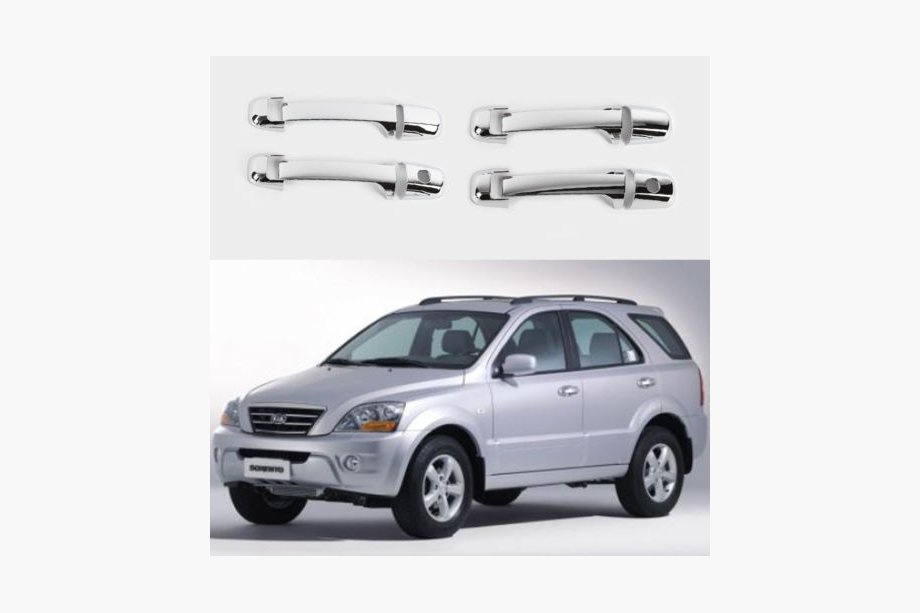 Kia Sorento I BL 2002–2009 VÝPREDAJ!!! Kryty na kľučky dverí (4 ks, plast) Image